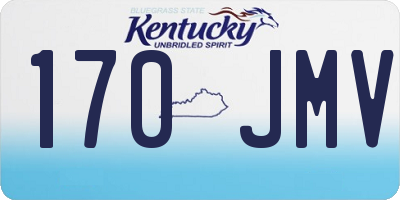 KY license plate 170JMV