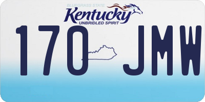 KY license plate 170JMW