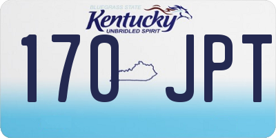 KY license plate 170JPT