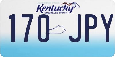 KY license plate 170JPY