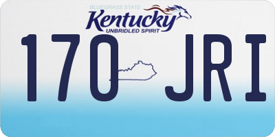 KY license plate 170JRI