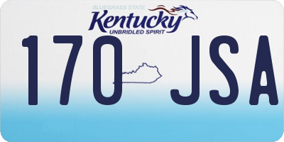 KY license plate 170JSA