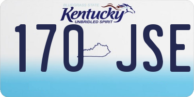 KY license plate 170JSE