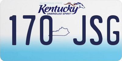 KY license plate 170JSG