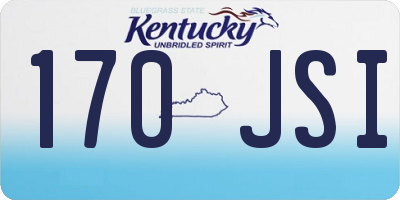 KY license plate 170JSI