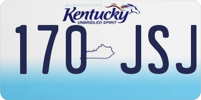 KY license plate 170JSJ