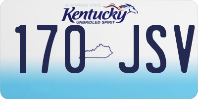 KY license plate 170JSV