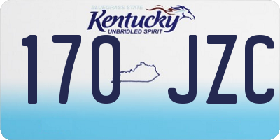 KY license plate 170JZC