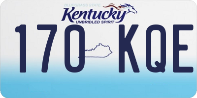 KY license plate 170KQE