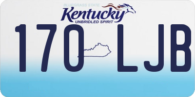 KY license plate 170LJB
