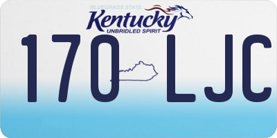 KY license plate 170LJC