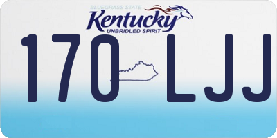 KY license plate 170LJJ
