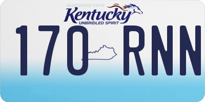 KY license plate 170RNN