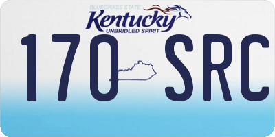 KY license plate 170SRC