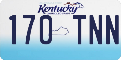 KY license plate 170TNN