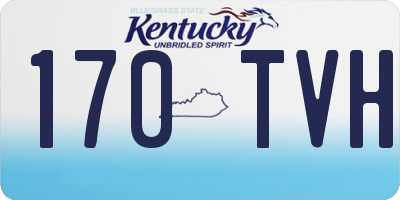 KY license plate 170TVH