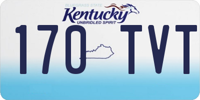 KY license plate 170TVT