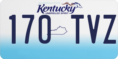 KY license plate 170TVZ
