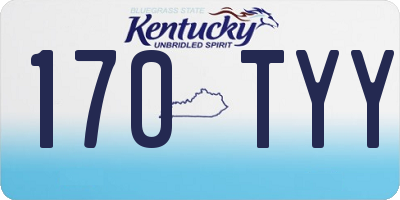 KY license plate 170TYY