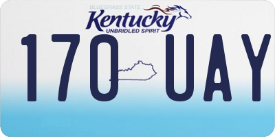 KY license plate 170UAY