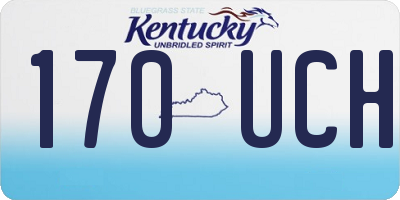 KY license plate 170UCH