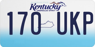 KY license plate 170UKP