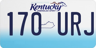 KY license plate 170URJ