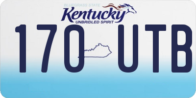 KY license plate 170UTB