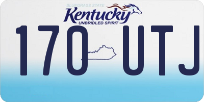 KY license plate 170UTJ