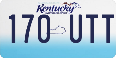 KY license plate 170UTT