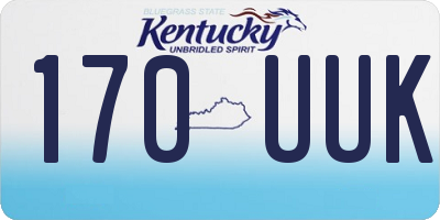 KY license plate 170UUK