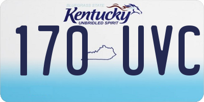 KY license plate 170UVC