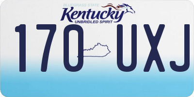 KY license plate 170UXJ