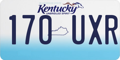 KY license plate 170UXR