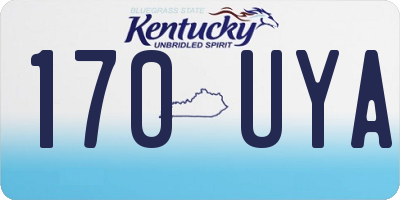 KY license plate 170UYA