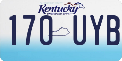 KY license plate 170UYB