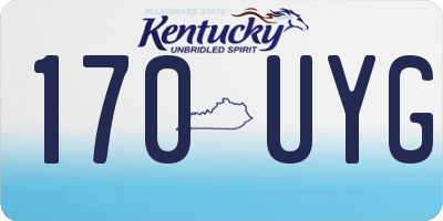 KY license plate 170UYG