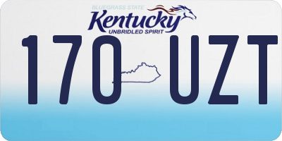 KY license plate 170UZT