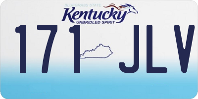 KY license plate 171JLV
