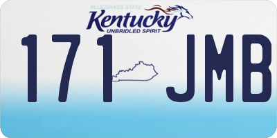 KY license plate 171JMB