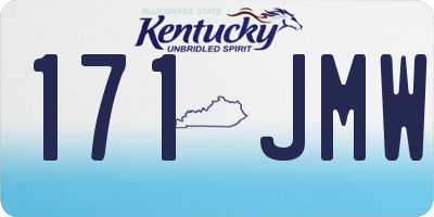 KY license plate 171JMW