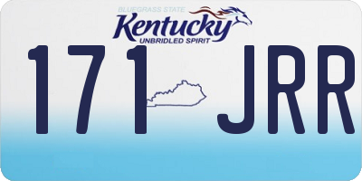 KY license plate 171JRR