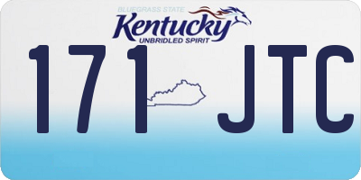 KY license plate 171JTC