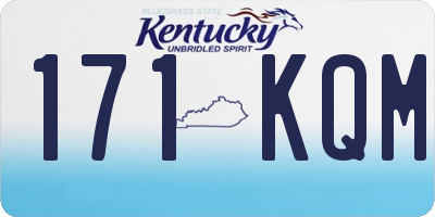 KY license plate 171KQM