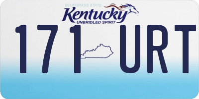 KY license plate 171URT