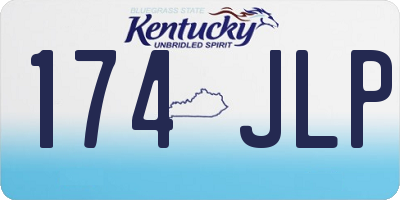 KY license plate 174JLP