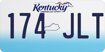 KY license plate 174JLT