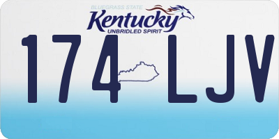 KY license plate 174LJV