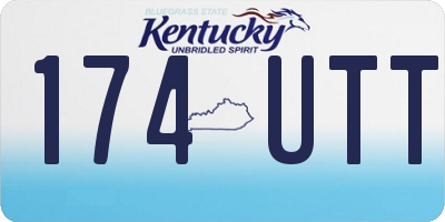 KY license plate 174UTT