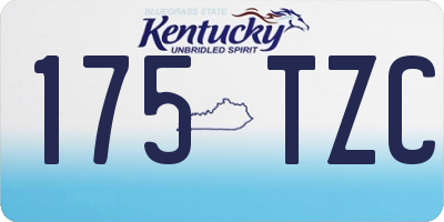 KY license plate 175TZC